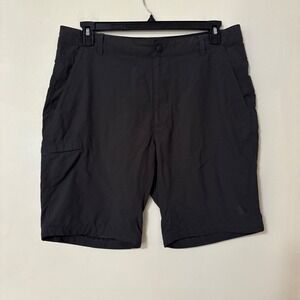 The North Face Mens 36 Shorts Dark Gray Paramount Active Hiking Cargo Camping